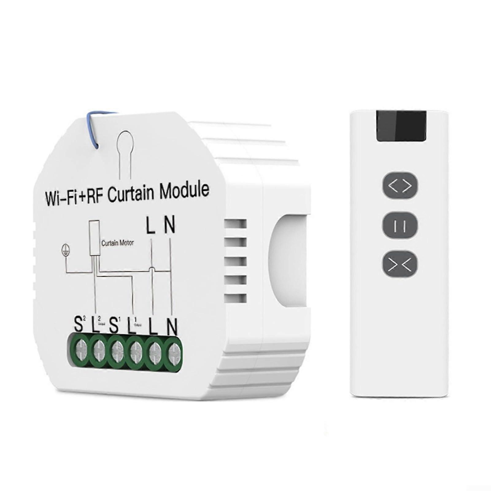 Smart Roller Shutter Controller WiFi RF433 with App Voice Control Timer for Electric Blinds