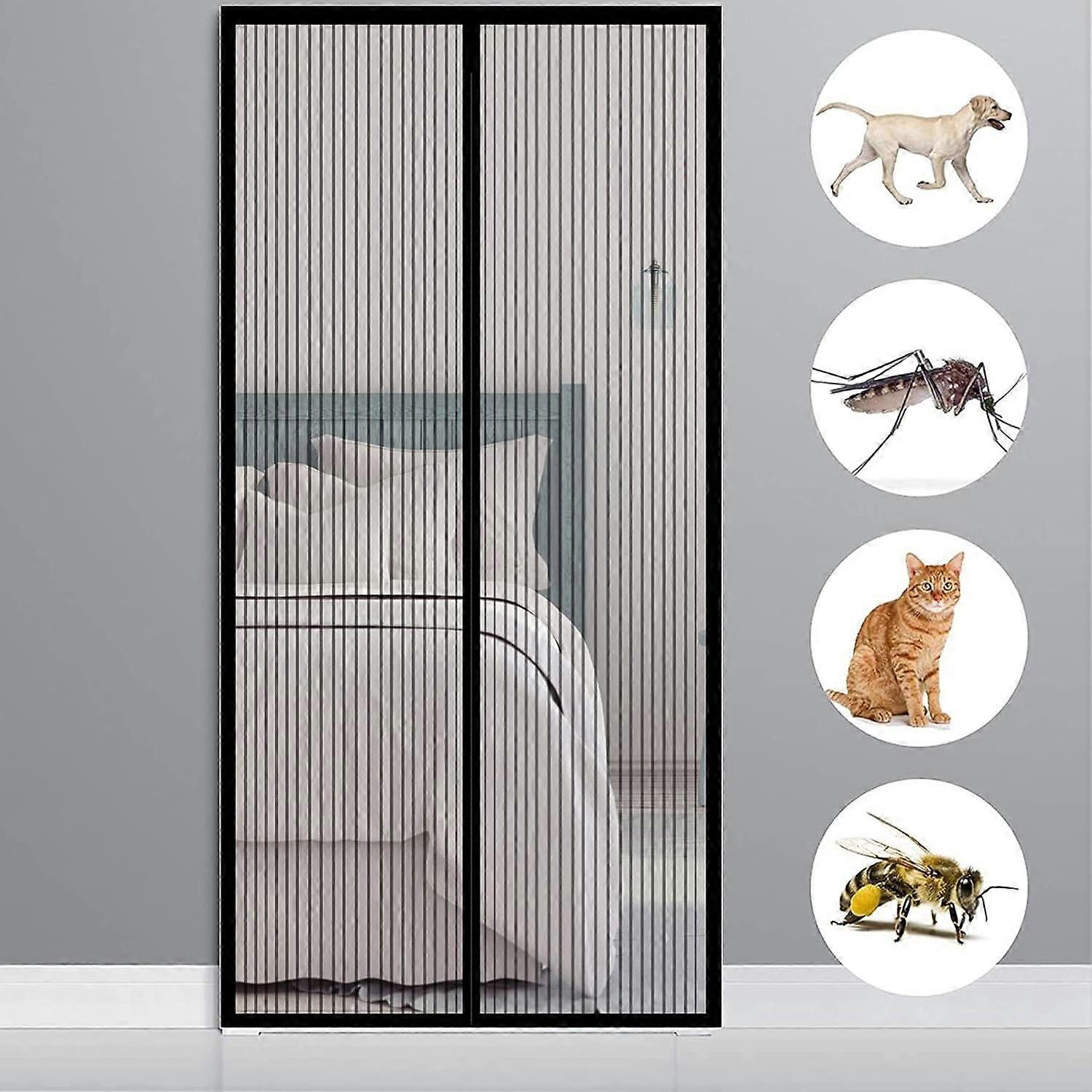 Magnetic Screen Door 120x250cm(47x98inch) Magnetic Roll Up