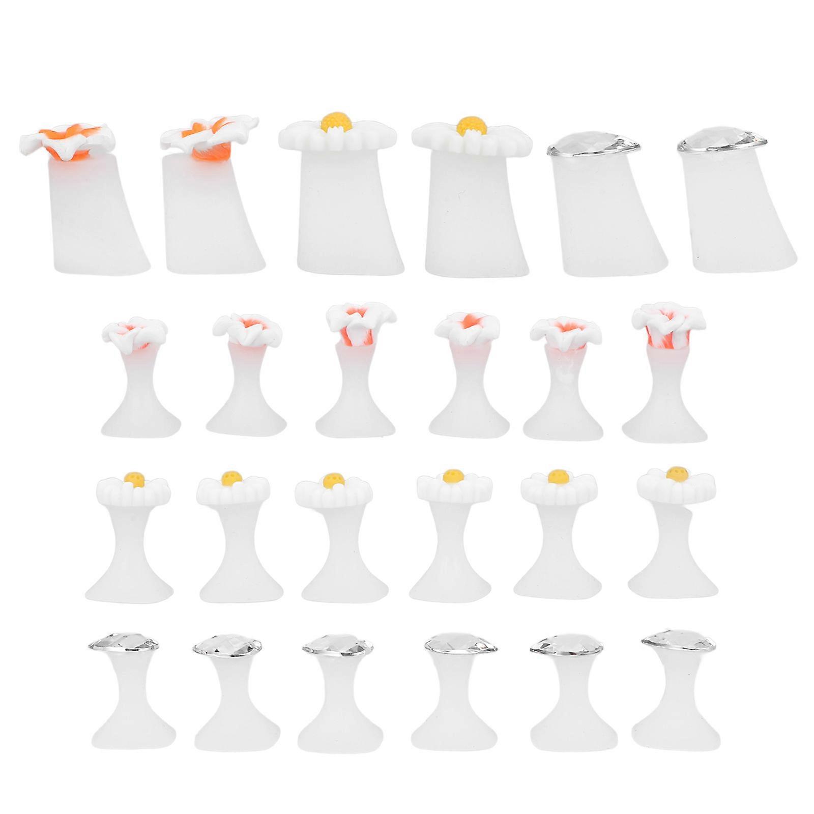 Toe Separator Silicone Toe Spacers for Pedicures 9Sets for Nail Polish