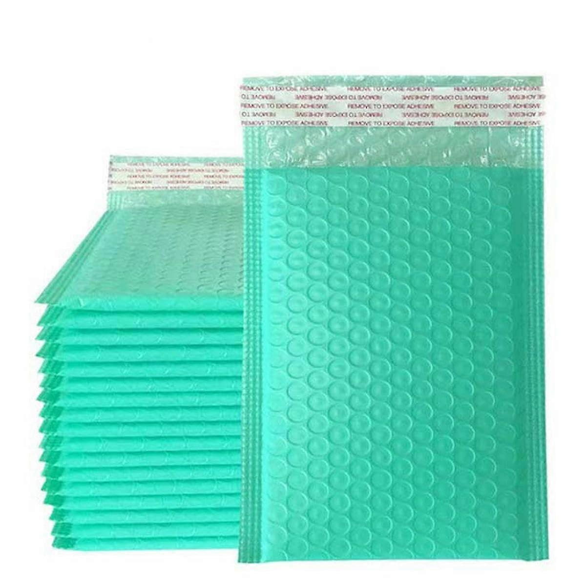 50pcs Blue Bubble Mailers 15x18cm Waterproof Self Seal Padded Envelopes for Secure