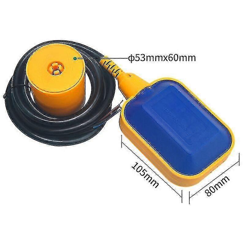 Float Switch, 220v 4a Float Switch Automatically Control Water Tank Pump Water Level Controller With 2m Cable