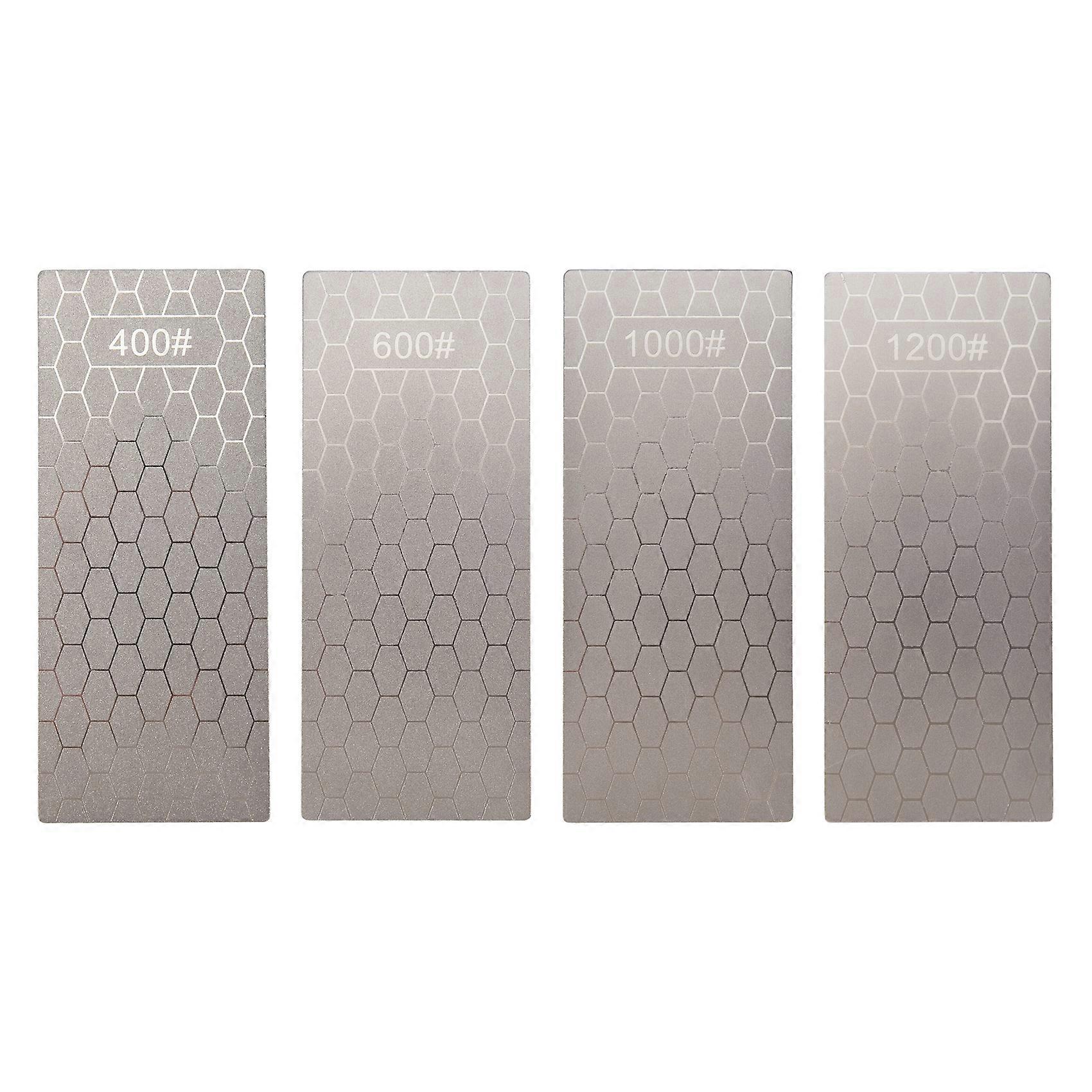 4 Pcs Diamond Sharpening Plate Set, Diamond Sharpening Stone