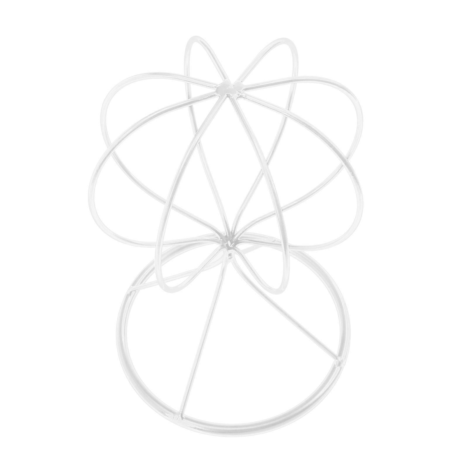 Hat Display Stand Metal Hat Storage Rack for Storage 1Pcs White Iron