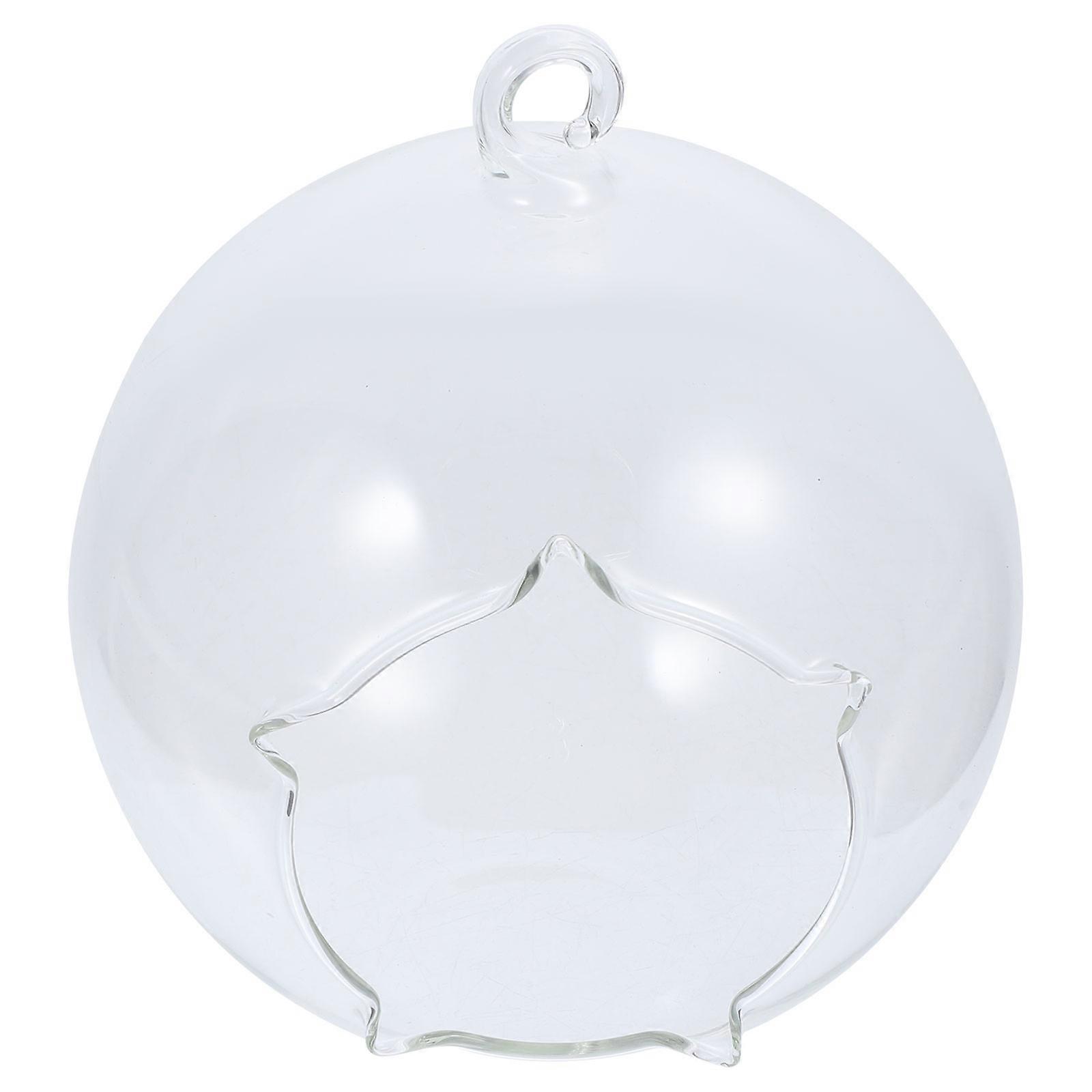 Glass Windproof Candle Holder for Decor 1 Piece Transparent Tealight