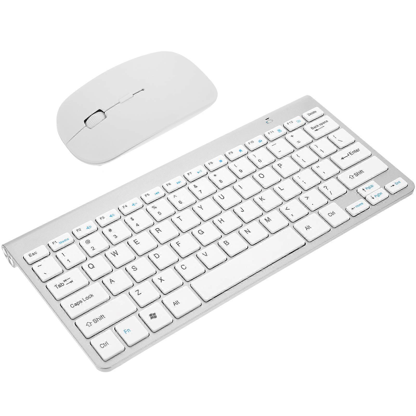 Wireless Keyboard Mouse Combo for Computer Use 1Set Quiet Multimedia Keyboard Mouse