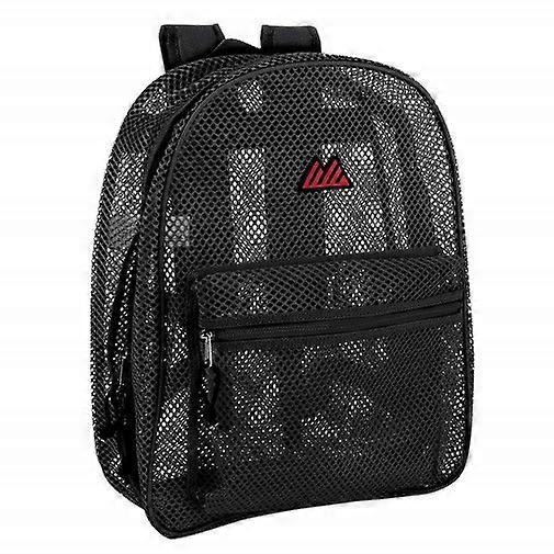 Summit Ridge Black Mesh Backpack