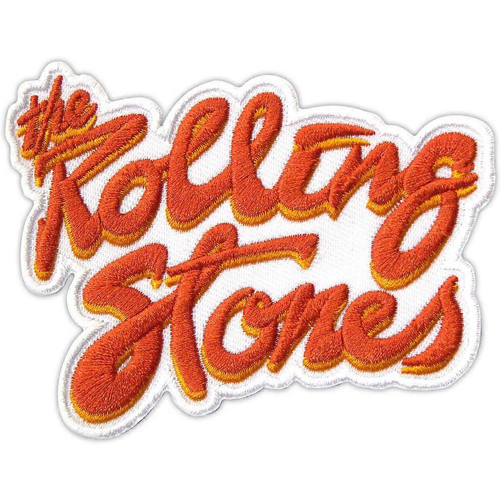 Rolling Stones Orange Band-logotyp Standard Patch