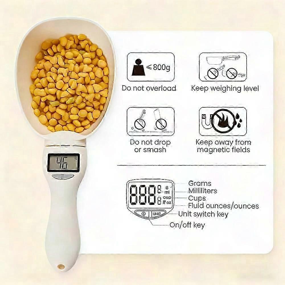 Smart Digital Measuring Spoon, Accurate Electronic Scale for Ingredients, Compact Precision Kitchen Tool