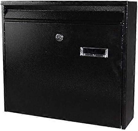 Wall Mounted Lockable Mailbox with Weatherproof Finish for Secure Outdoor Mail and Document Storage