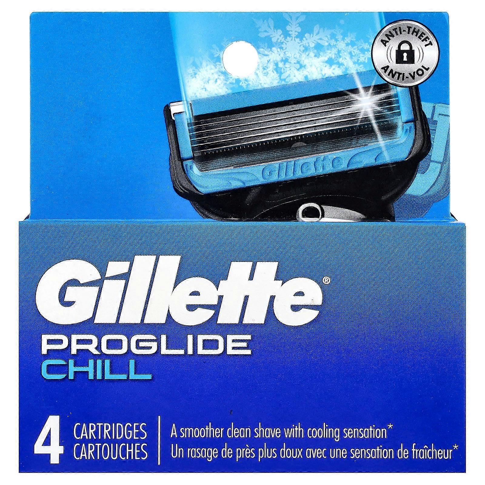 Gillette, Proglide Chill , 4 Cartridges