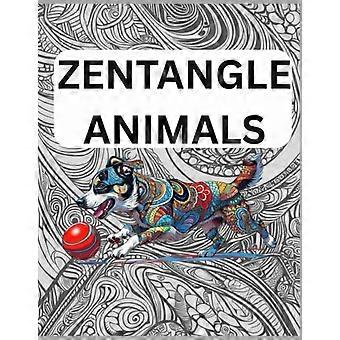 Zentangle Animal Version - Libro Zentangle di 223 pagine - Libro di meditazione antistress per bambini e adulti - Versione per amanti degli animali
