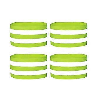 Reflecterende armbanden elastische polsbanden arm enkelbanden riemen hardloopkleding