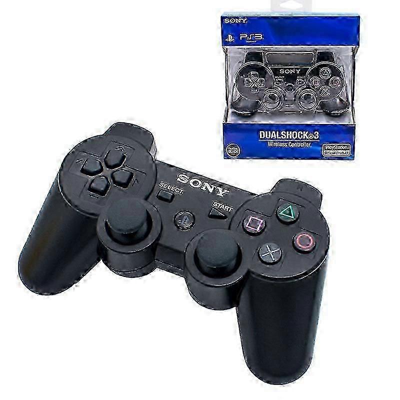 2-pack wireless controller compatible with ps3, black