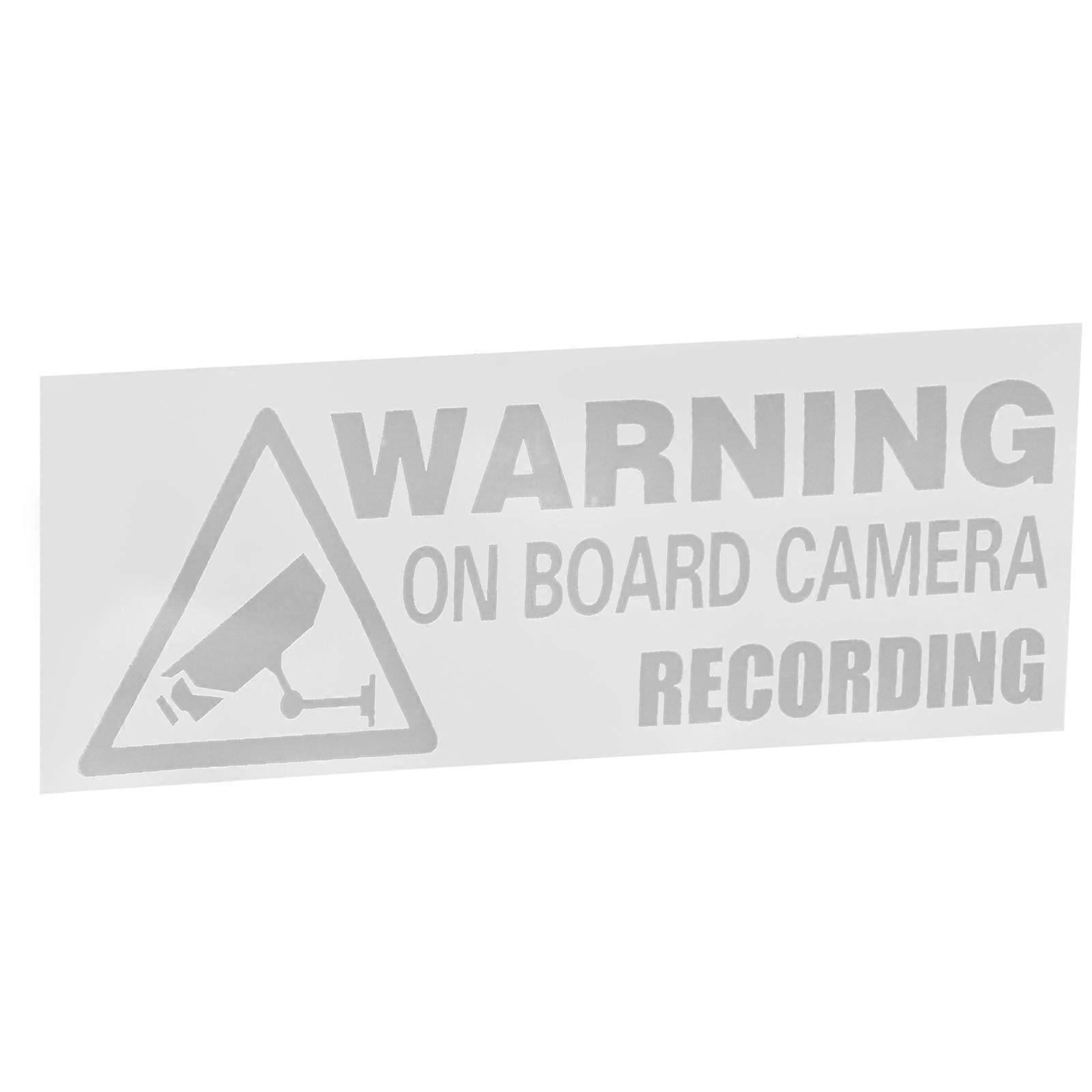 Warning Sign for Security Car Security Sign for Warning Use Clear Printed Pattern
