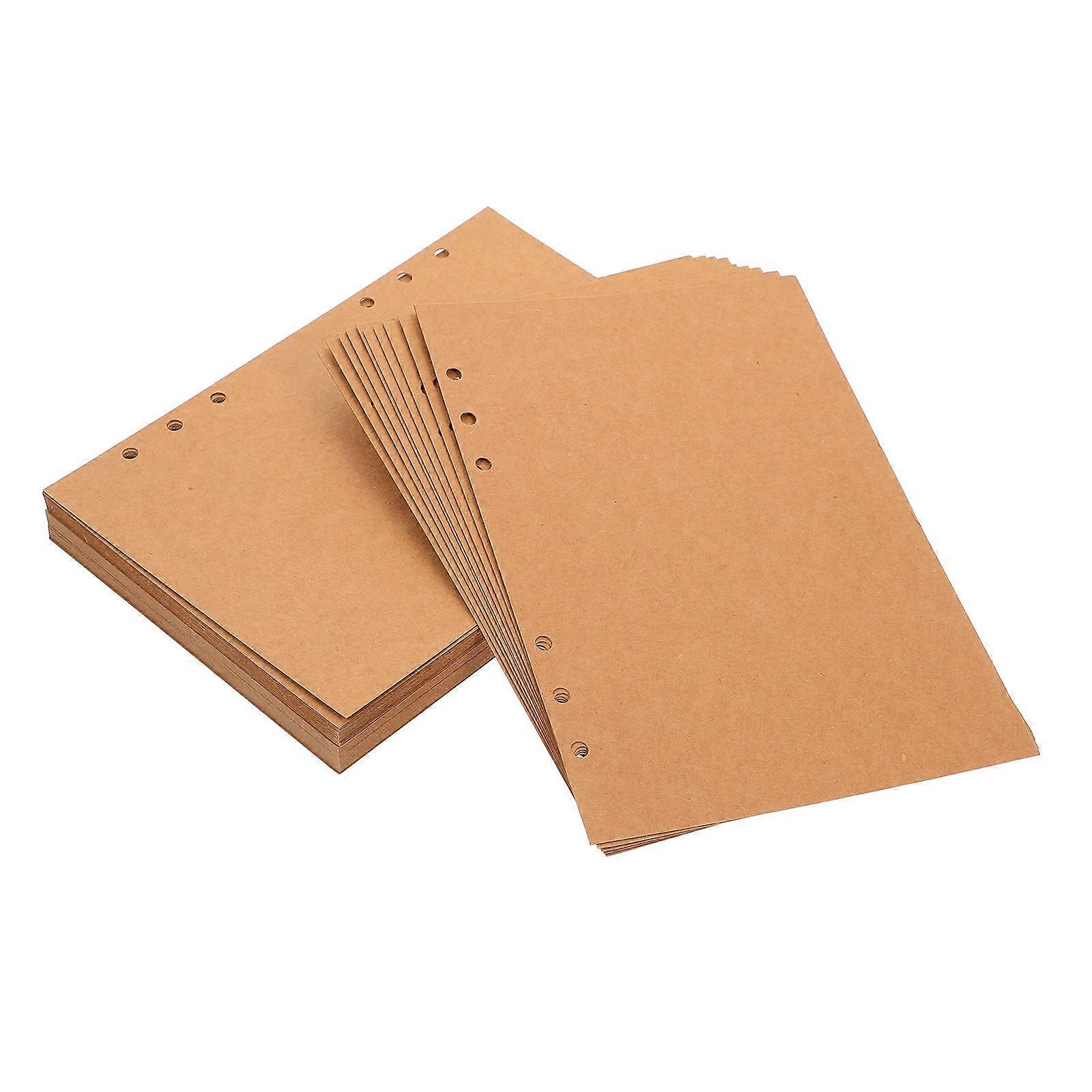 Notepad Replacement Refills for Notebook Use 60 Sheets Light Brown Paper