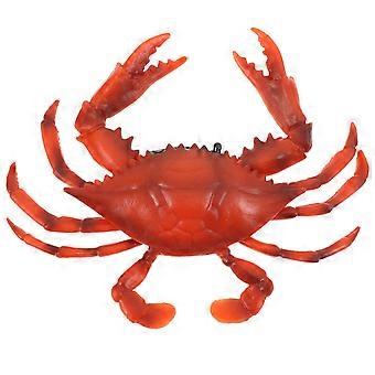 Speelgoedzeedieren, model van een zeedier om mee te spelen, 2 stuks, realistische rode kleur.