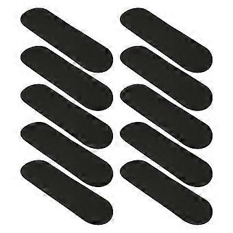Finger Skateboard Sticker Black Sponge Tape for Protection 10Pcs Set