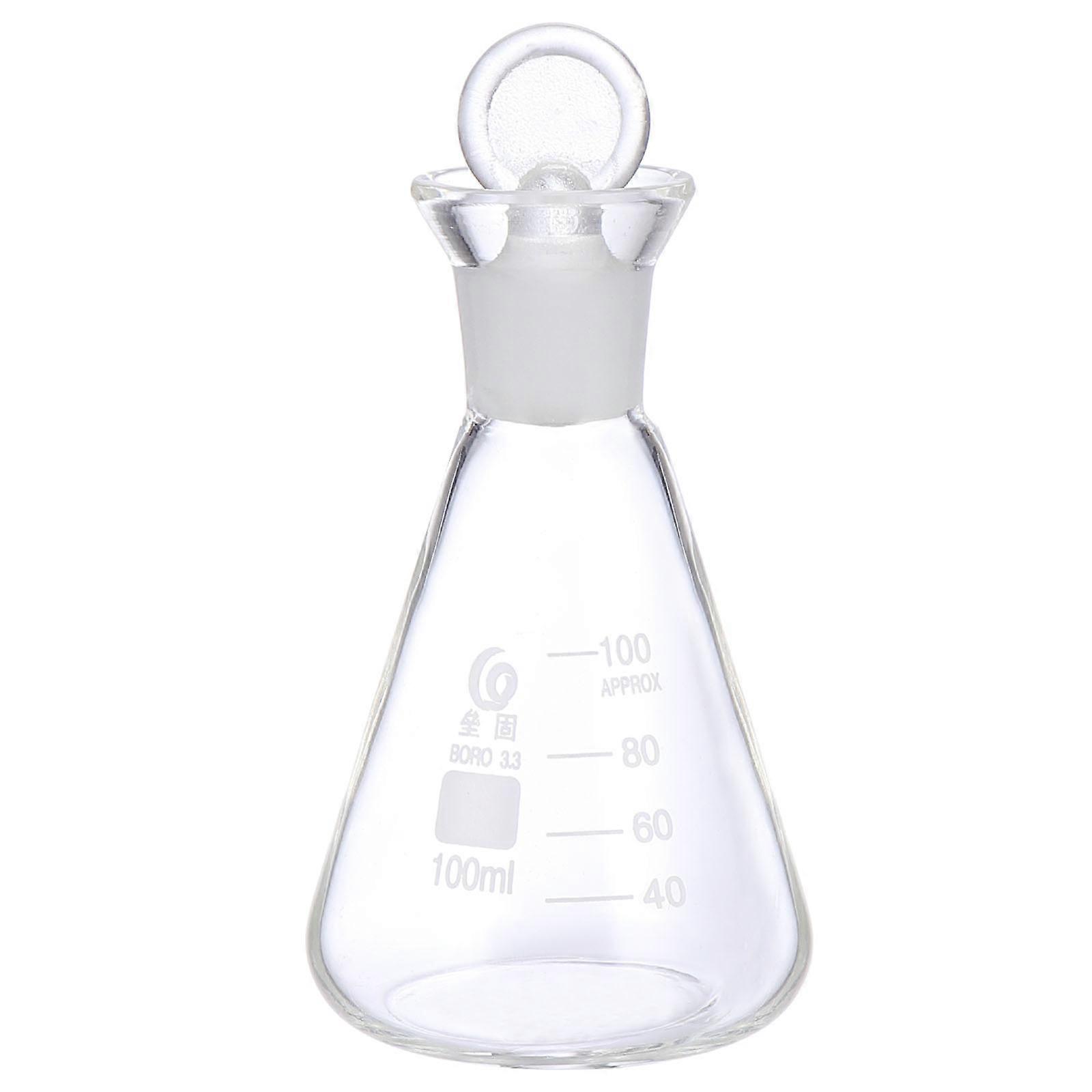 Glass Flask Professional Function Storage Use 1Pcs Conical Flask for Experiment