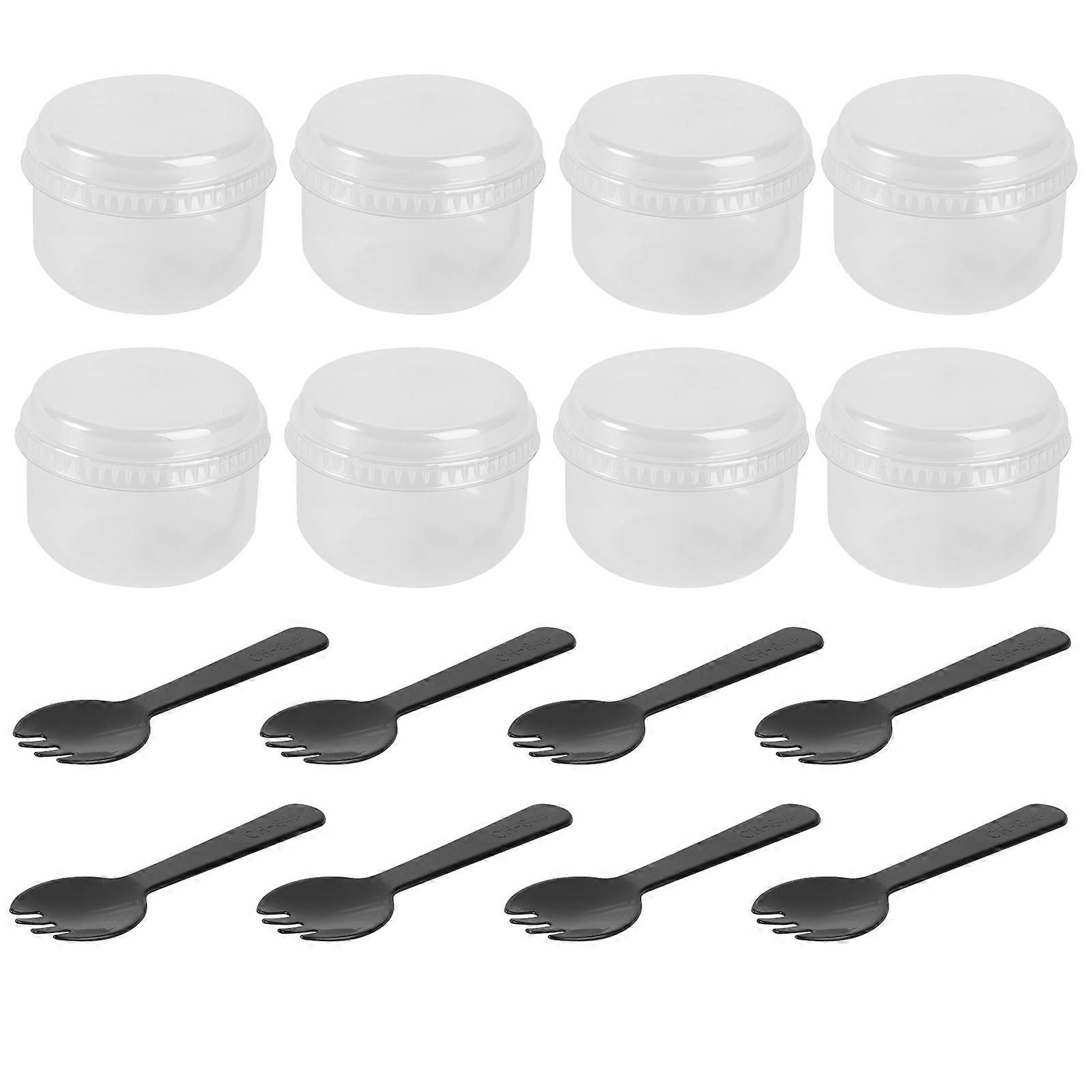 Reusable Pudding Cup Dessert Containers for Baking 50Sets Durable