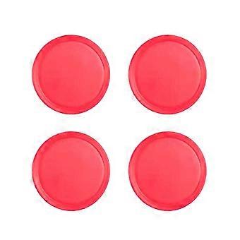 Air Hockey Pushers Pucks Replacement for Game Tables with 16Pcs Red Accessories
