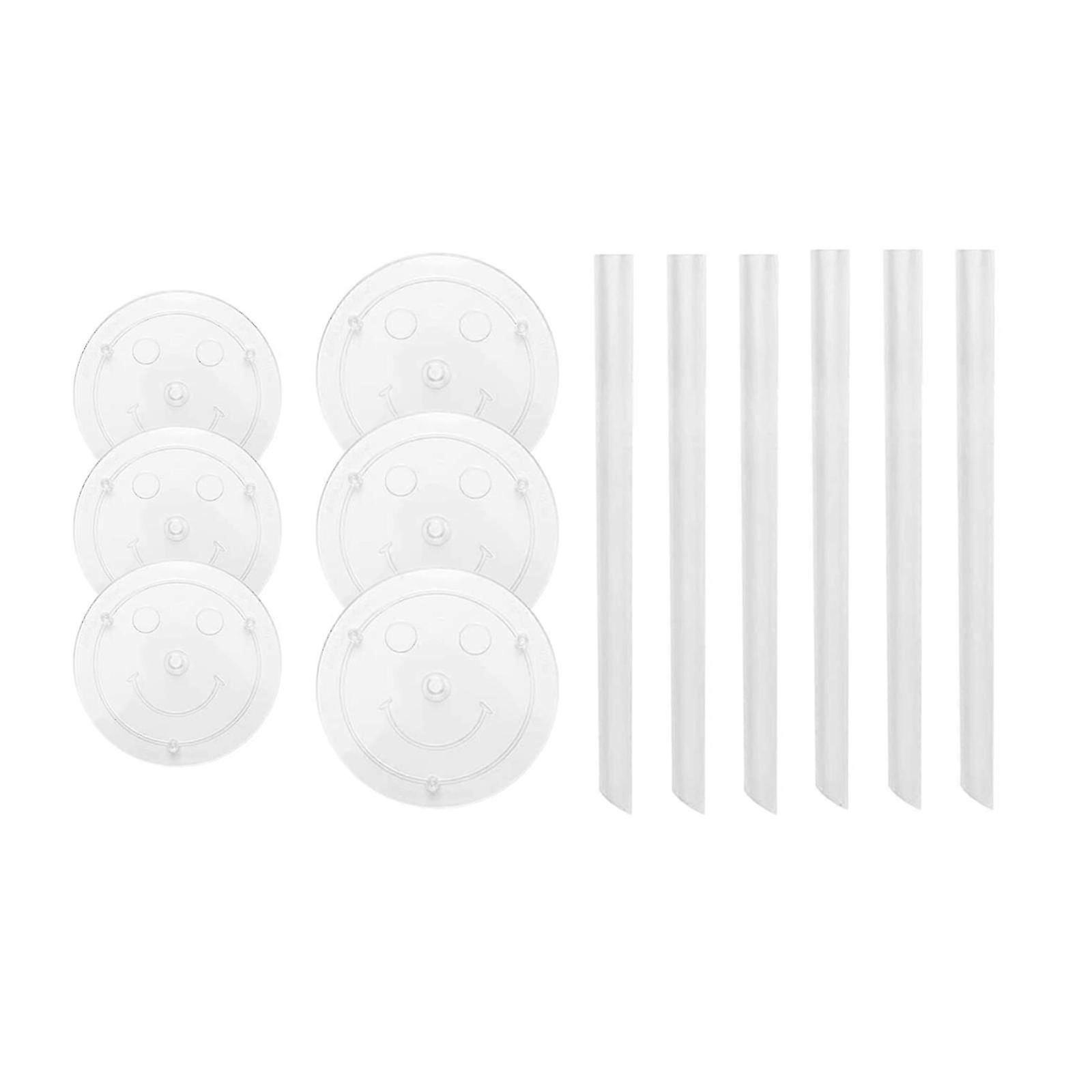 2 Pack Multi- Support Set with 6 Dowels Round Brackets for Cake