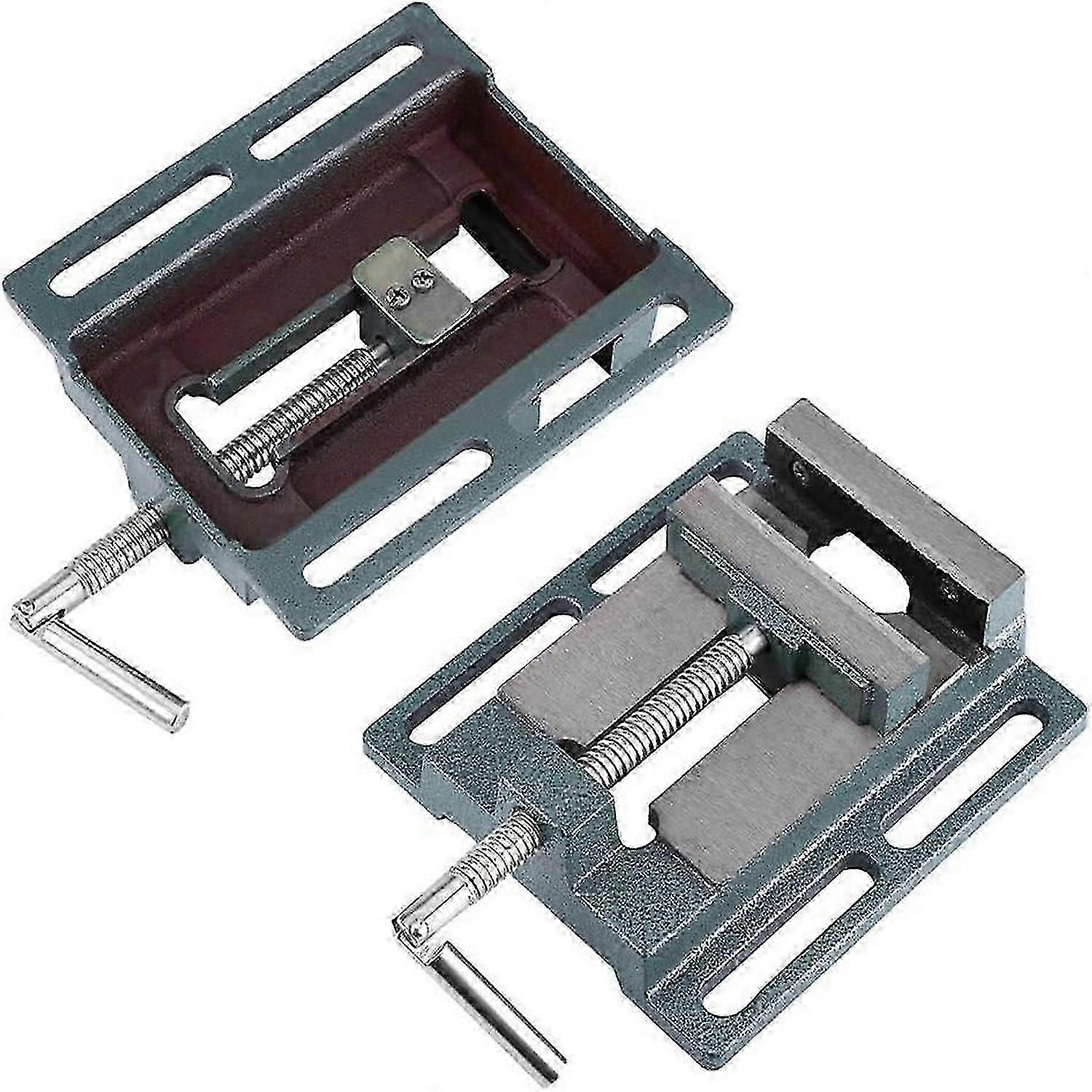 4" Universal Pillar Drill Vice,Workbench Table Bench Drill Vice Engineer, Drill Press Vise
