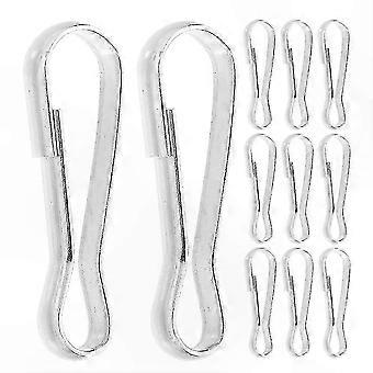 Small Animal Hanging Spring Hooks, 20Pcs Silver Buckle compatible withHome Use, Sturdy and Stylish Design