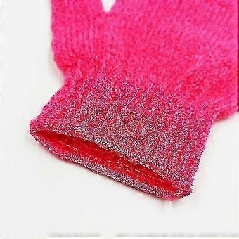 Exfoliating Gloves,6 Pairs Exfoliating Shower Bath Scrub Gloves