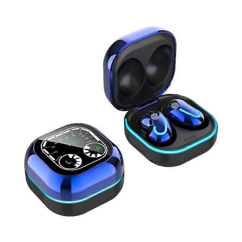 2pcs Wireless Bluetooth 5.1 Headphones (blue)