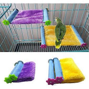 Winter Warm Bird Nest House Bed Hammock Toy for Pet Parrot Parakeet Cockatiel Conure Cockatoo African Grey Eclectus Amazon Lovebird Budgie Finch Canar