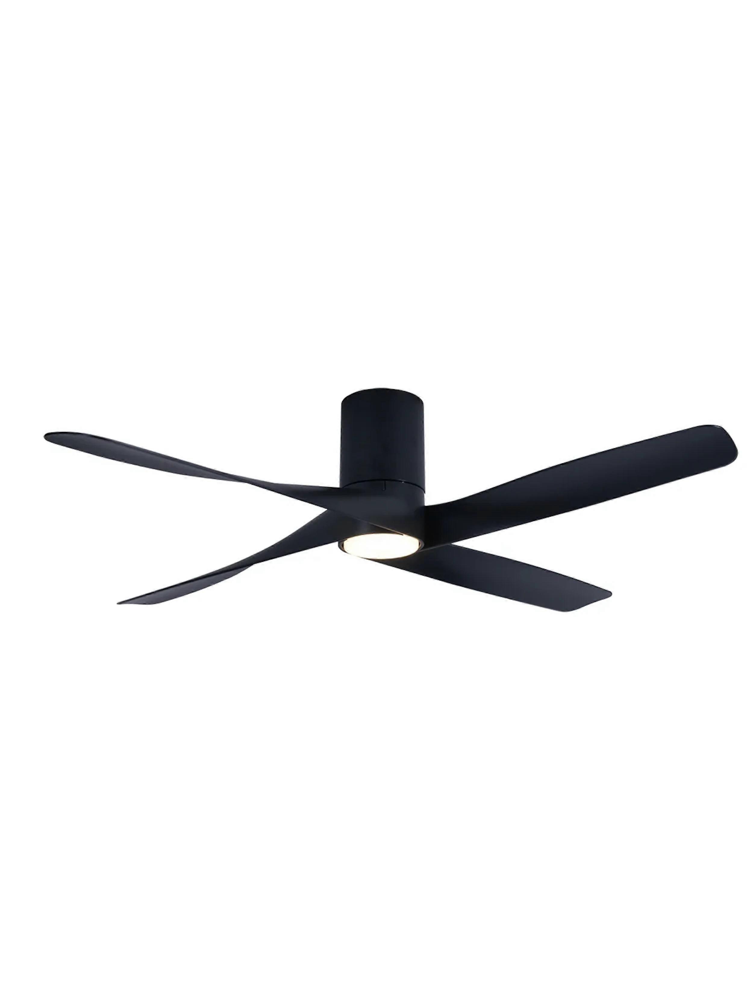 DC Deckenventilator Riviera Schwarz mit LED