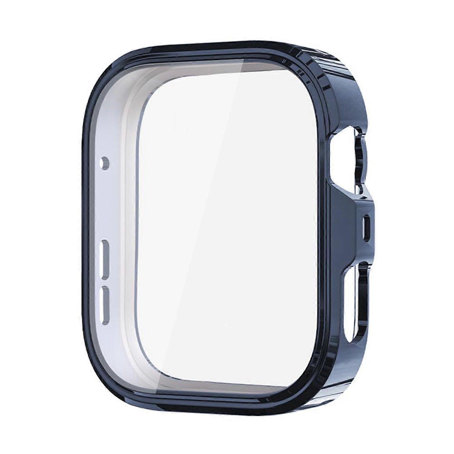 For Huawei Watch Fit 4 Pro Electroplated Full Cover TPU Smart Watch Protective Case Blue