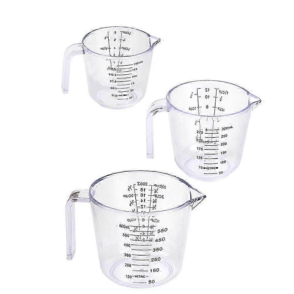 Measuring Cups Set, Measuring Cups compatible with 3 compatible with Kitchen Plastic Set