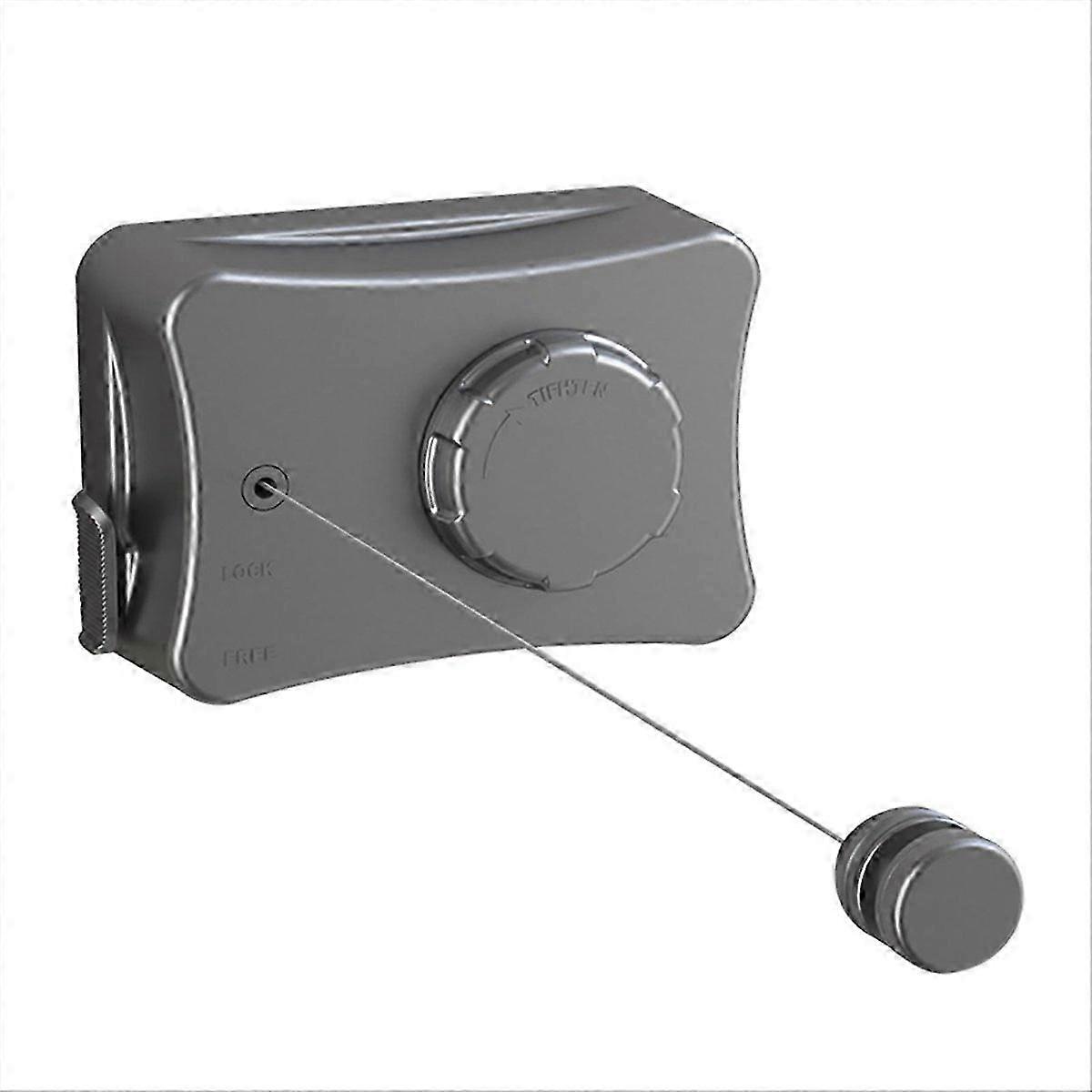 Retractable Clothesline, compatible withDrying Laundry Line Wall-Mounted, Grey