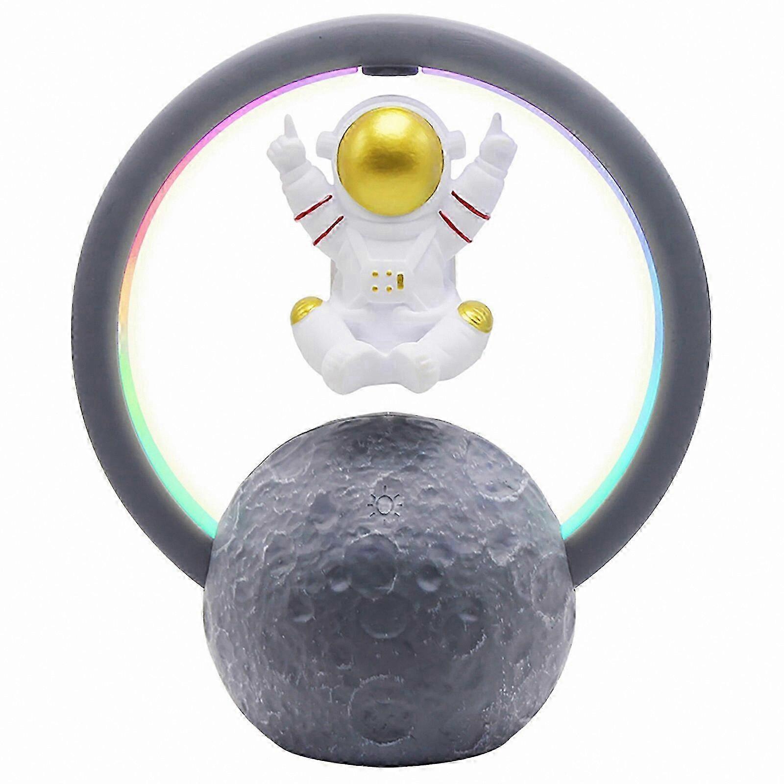 LED Night Light and Wireless Bluetooth-Compatible Speaker, Creative Astronaut Gift