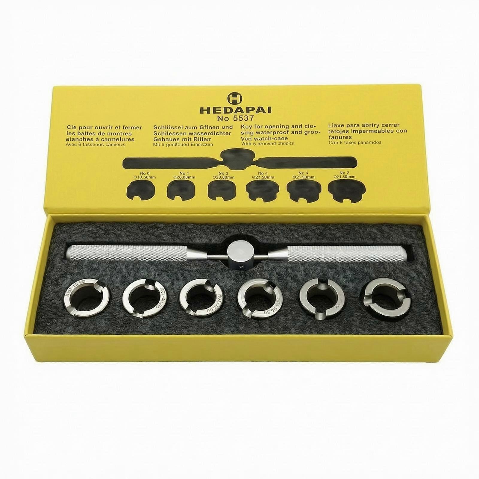 Watch Case Opener with Adapters Adjustable Watch Case Opening Tool Precision for