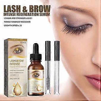 Wimper serum is zacht en spoorloos, verlengt en krult wimpers, mooi wimper serum, hydrateert wenkbrauwen, zwart en dik 1