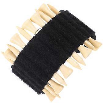 Black Golf Tee Organizer for Golfs 1Set Portable Plastic Tees Holder