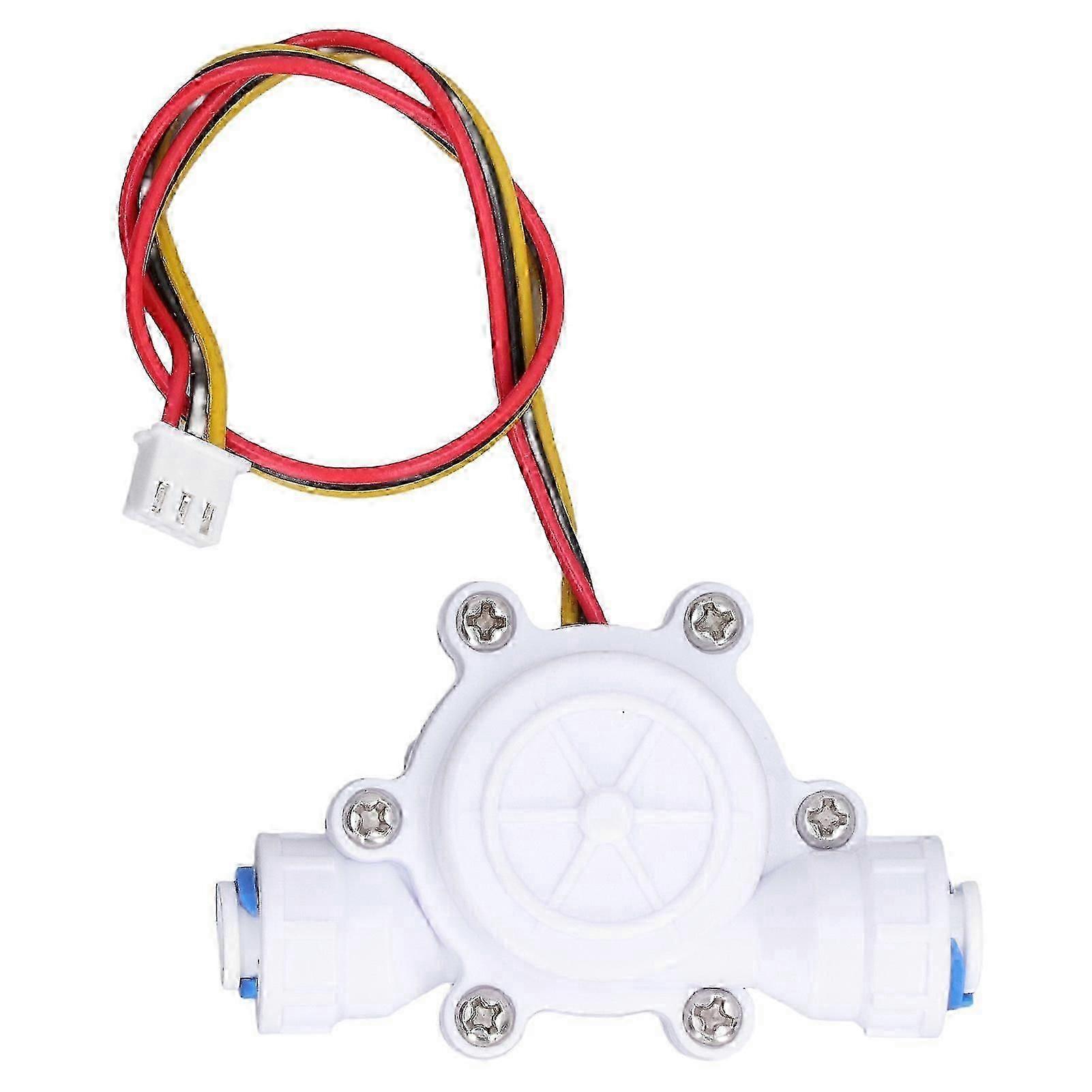 Water Flow Sensor Water Dispenser Flowmeter Barb Interface Hall Sensor 3P Cable DC3.5?24V