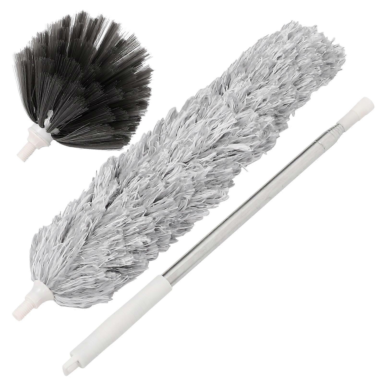 Spider Web Dusting Brush for Cleaning 1Set with Telescopic Rod