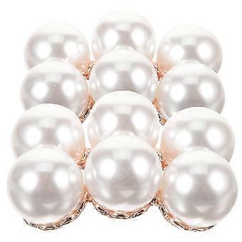 Pearl Shoe Buckles for Decoration 1Pair Detachable Charming Shoe Clips