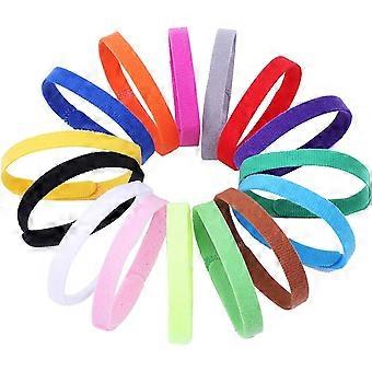 15 Colors Puppy ID Collars,Soft, Adjustable & Reusable，Suitable for Newborn pet Dog Cats