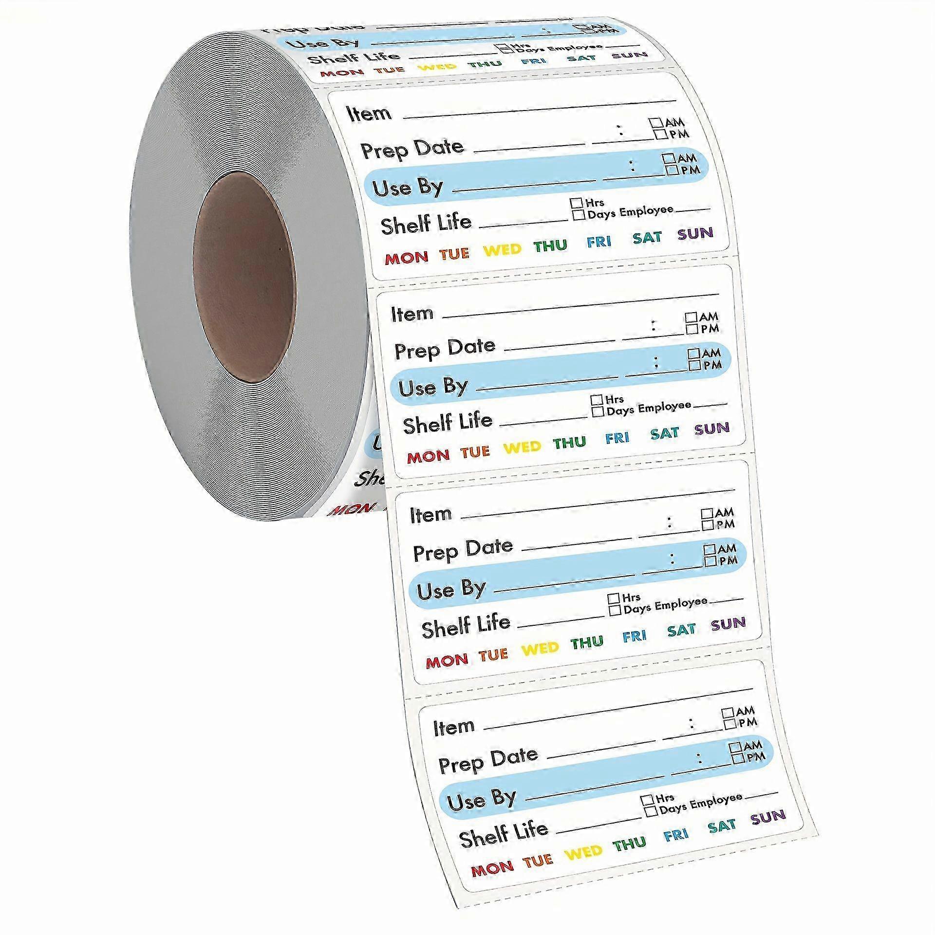 300 Pcs Removable Food Date Labels
