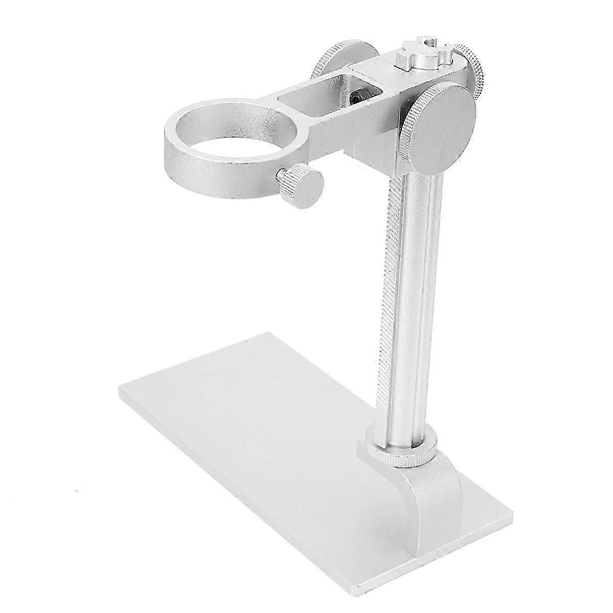 Adjustable Aluminum Alloy Stand Bracket Digital Electron Microscope Holder Accessory White