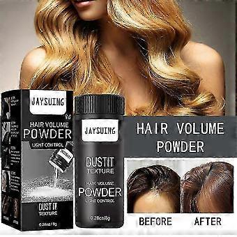2Bottle Fluffy Hair Powder Modeling Hair Volumizing Mattifying Powder Fiber Hairspray Men Women Hair Styling Natural Hair Building Tools_o