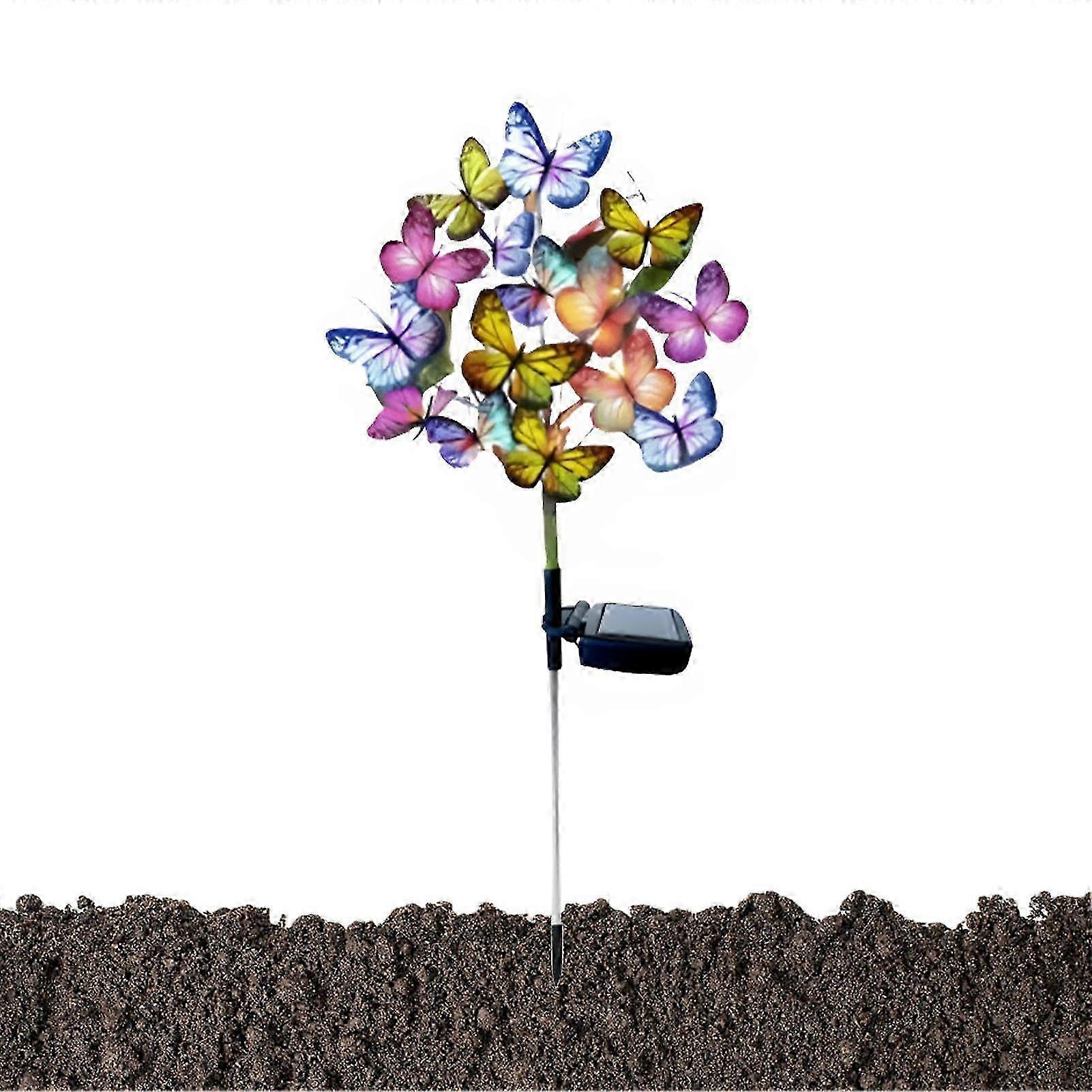 Flexible Stem Solar Butterfly Light