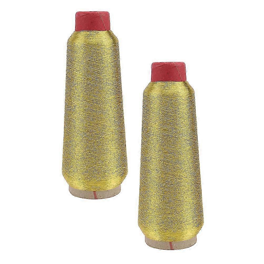 Glittery Gold Machine Embroidery Thread