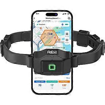 Wireless Dog Fence System with Free App, No Subscription, Black