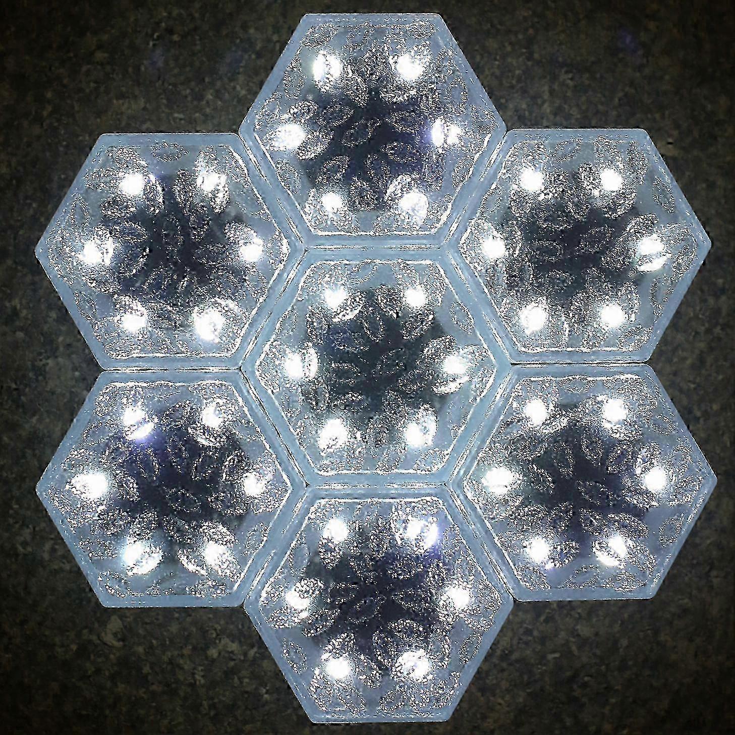 Hexagonal Solar LED Ambient Floor Tiles