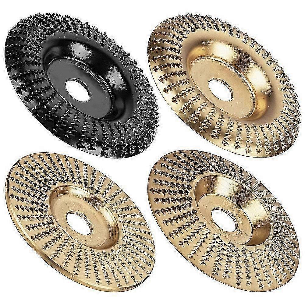 4PC Angle Grinder Wood Carving Disc Kit